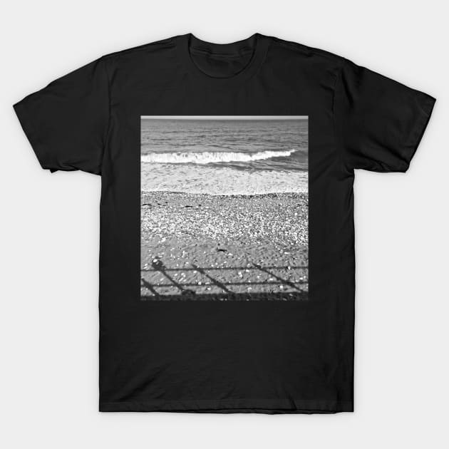 Rock and Pebble Beach Installation T-Shirt by Alchemia
